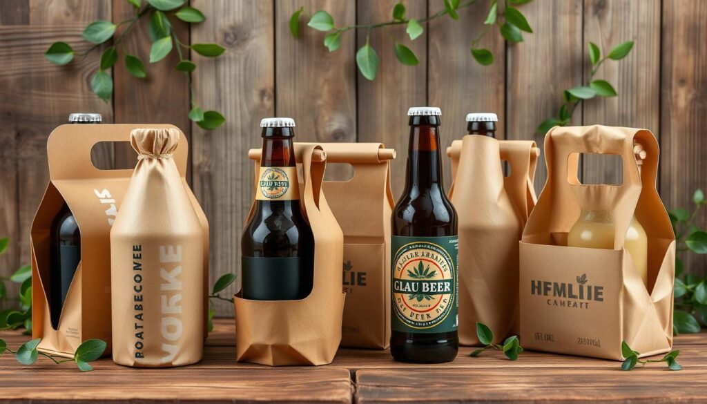 Biodegradable beer carriers