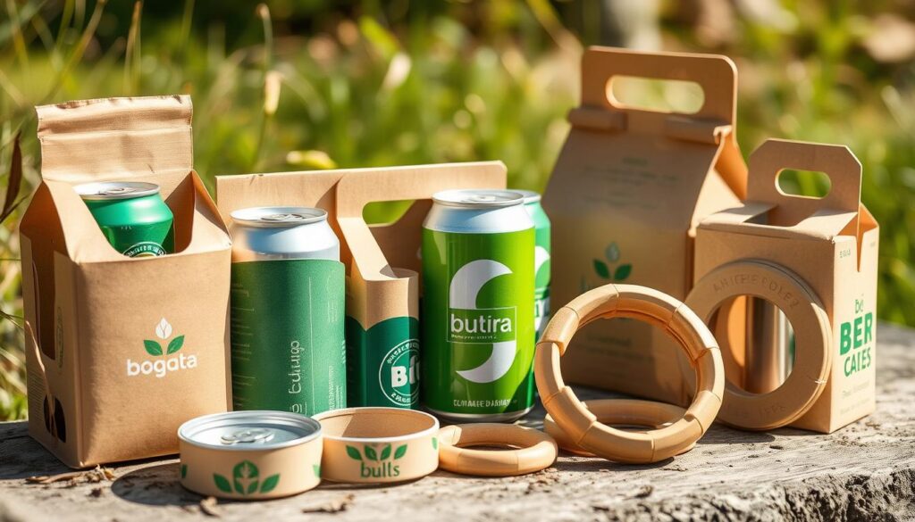 Biodegradable beer packaging options