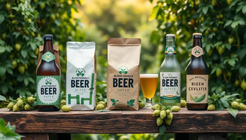 Eco-friendly beer packaging options