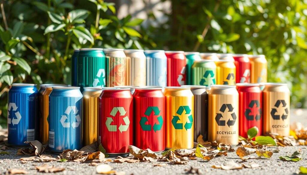 Recyclable beer cans