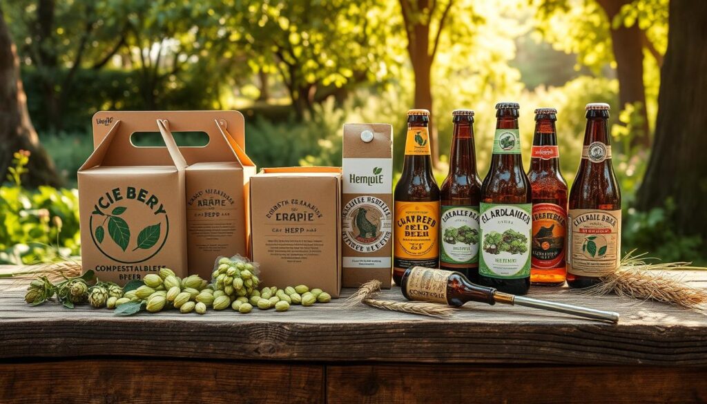 biodegradable beer packaging