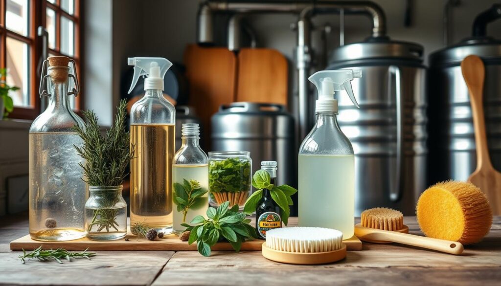 plant-based homebrew gear disinfectants