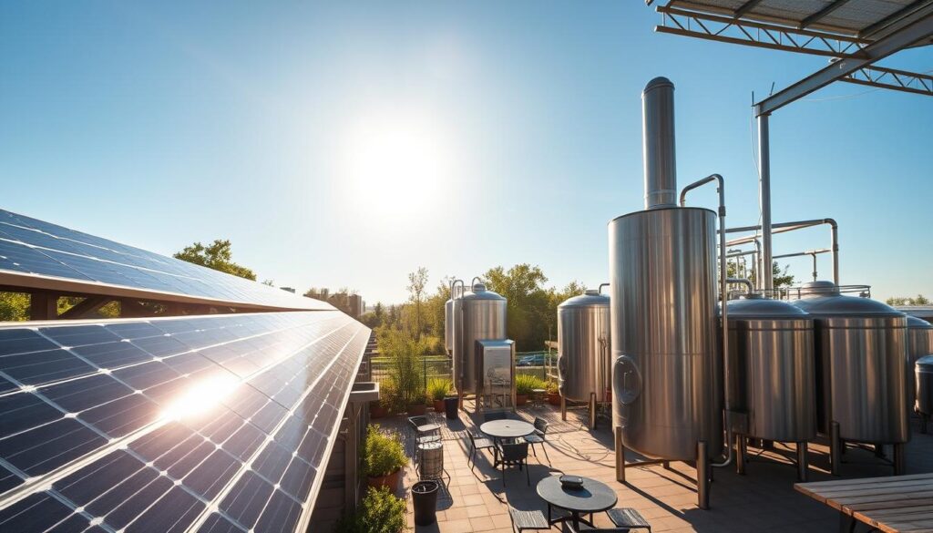 solar-powered brewery