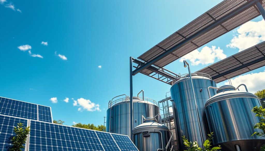 solar-powered brewery